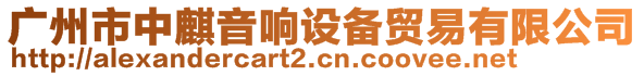 廣州市中麒音響設(shè)備貿(mào)易有限公司