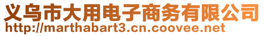 義烏市大用電子商務有限公司