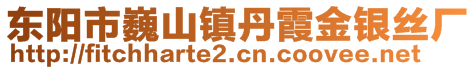 東陽(yáng)市巍山鎮(zhèn)丹霞金銀絲廠