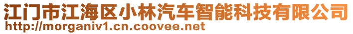 江門(mén)市江海區(qū)小林汽車(chē)智能科技有限公司