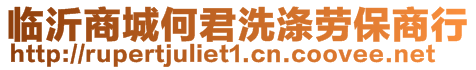 临沂商城何君洗涤劳保商行