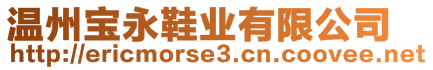 溫州寶永鞋業(yè)有限公司