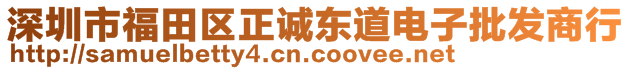 深圳市福田区正诚东道电子批发商行