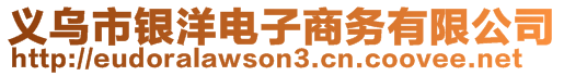 義烏市銀洋電子商務有限公司