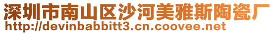 深圳市南山區沙河美雅斯陶瓷廠