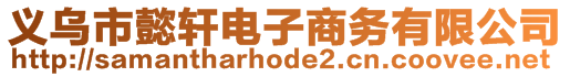 義烏市懿軒電子商務(wù)有限公司