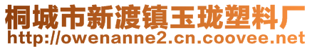 桐城市新渡鎮(zhèn)玉瓏塑料廠