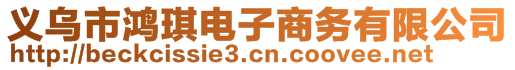 義烏市鴻琪電子商務(wù)有限公司