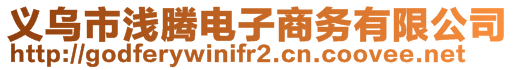 义乌市浅腾电子商务有限公司