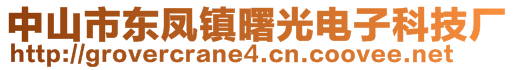 中山市东凤镇曙光电子科技厂