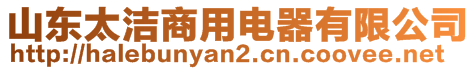 山東太潔商用電器有限公司