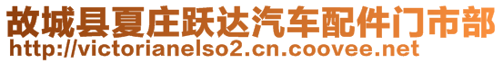 故城縣夏莊躍達汽車配件門市部