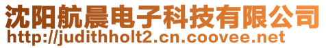 沈阳航晨电子科技有限公司