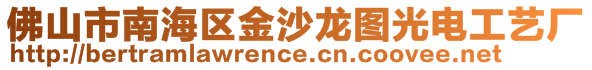 佛山市南海區(qū)金沙龍圖光電工藝廠