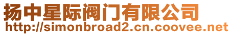 揚中星際閥門有限公司