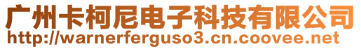 廣州卡柯尼電子科技有限公司