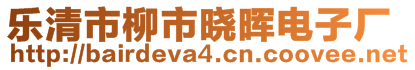 樂清市柳市曉暉電子廠