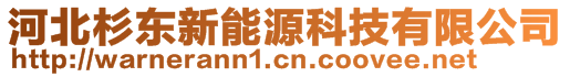 河北杉東新能源科技有限公司