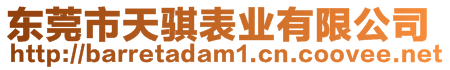 東莞市天騏表業(yè)有限公司