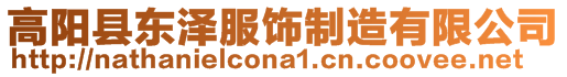 高陽縣東澤服飾制造有限公司