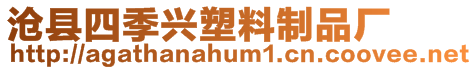 滄縣四季興塑料制品廠