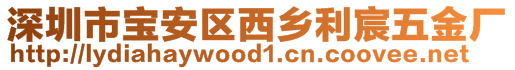 深圳市寶安區西鄉利宸五金廠
