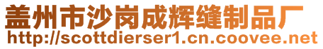 蓋州市沙崗成輝縫制品廠