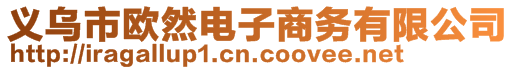 義烏市歐然電子商務(wù)有限公司