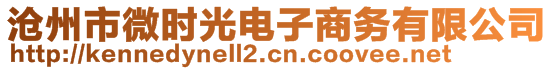 滄州市微時光電子商務(wù)有限公司