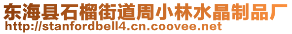 東?？h石榴街道周小林水晶制品廠