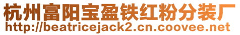 杭州富陽寶盈鐵紅粉分裝廠