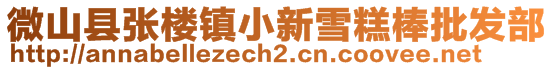 微山縣張樓鎮小新雪糕棒批發部