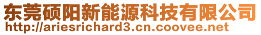 東莞碩陽新能源科技有限公司