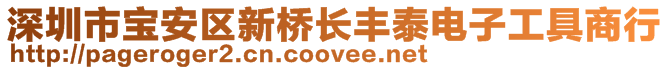 深圳市寶安區新橋長豐泰電子工具商行