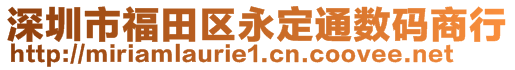 深圳市福田區(qū)永定通數(shù)碼商行