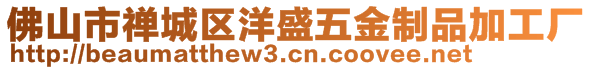 佛山市禅城区洋盛五金制品加工厂