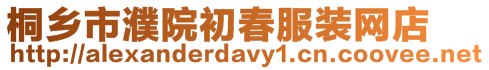 桐鄉市濮院初春服裝網店