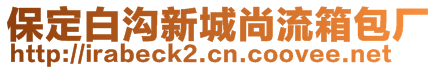 保定白溝新城尚流箱包廠