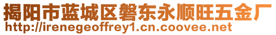 揭陽市藍(lán)城區(qū)磐東永順旺五金廠