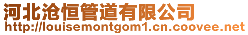 河北滄恒管道有限公司
