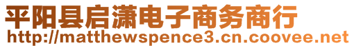 平陽縣啟瀟電子商務商行