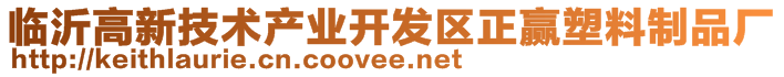 臨沂高新技術產(chǎn)業(yè)開發(fā)區(qū)正贏塑料制品廠