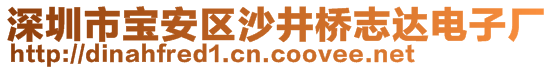 深圳市宝安区沙井桥志达电子厂