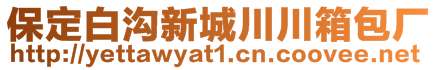 保定白溝新城川川箱包廠