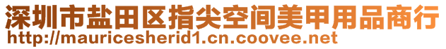 深圳市鹽田區(qū)指尖空間美甲用品商行