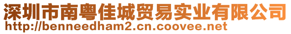 深圳市南粤佳城贸易实业有限公司