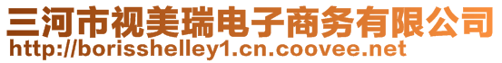 三河市視美瑞電子商務有限公司