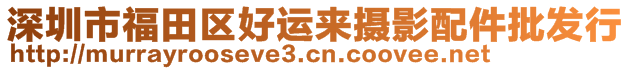 深圳市福田區(qū)好運來攝影配件批發(fā)行