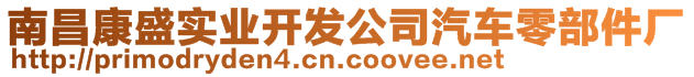南昌康盛實業(yè)開發(fā)公司汽車零部件廠
