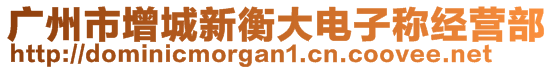 廣州市增城新衡大電子稱(chēng)經(jīng)營(yíng)部